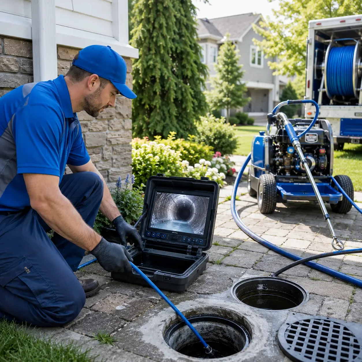 Outdoor drain cleaning professionals serving England, AR